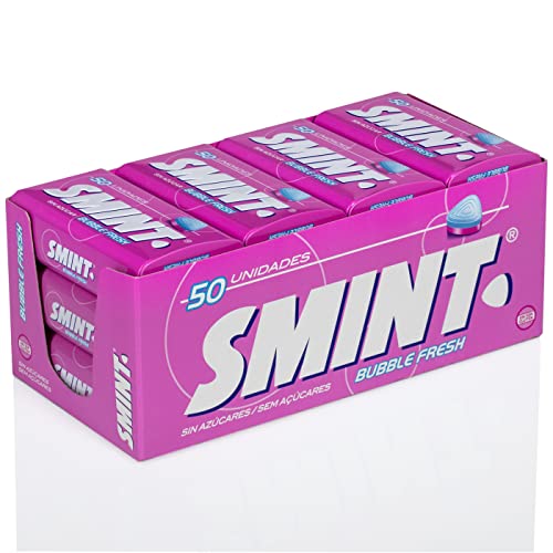 Detalle de Smint Tin Bubblefresh caramelos sin azúcar 420 g