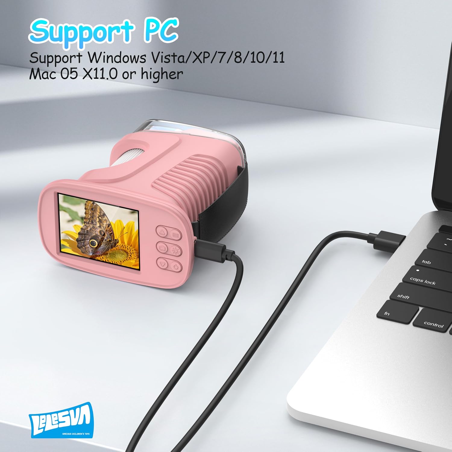 Thumbnail 4 de Microscopio per Bambini con Schermo 2,4'' – Mini Microscopio Portatile 1000X (Rosa) per Esplorare Scienza e Creatività