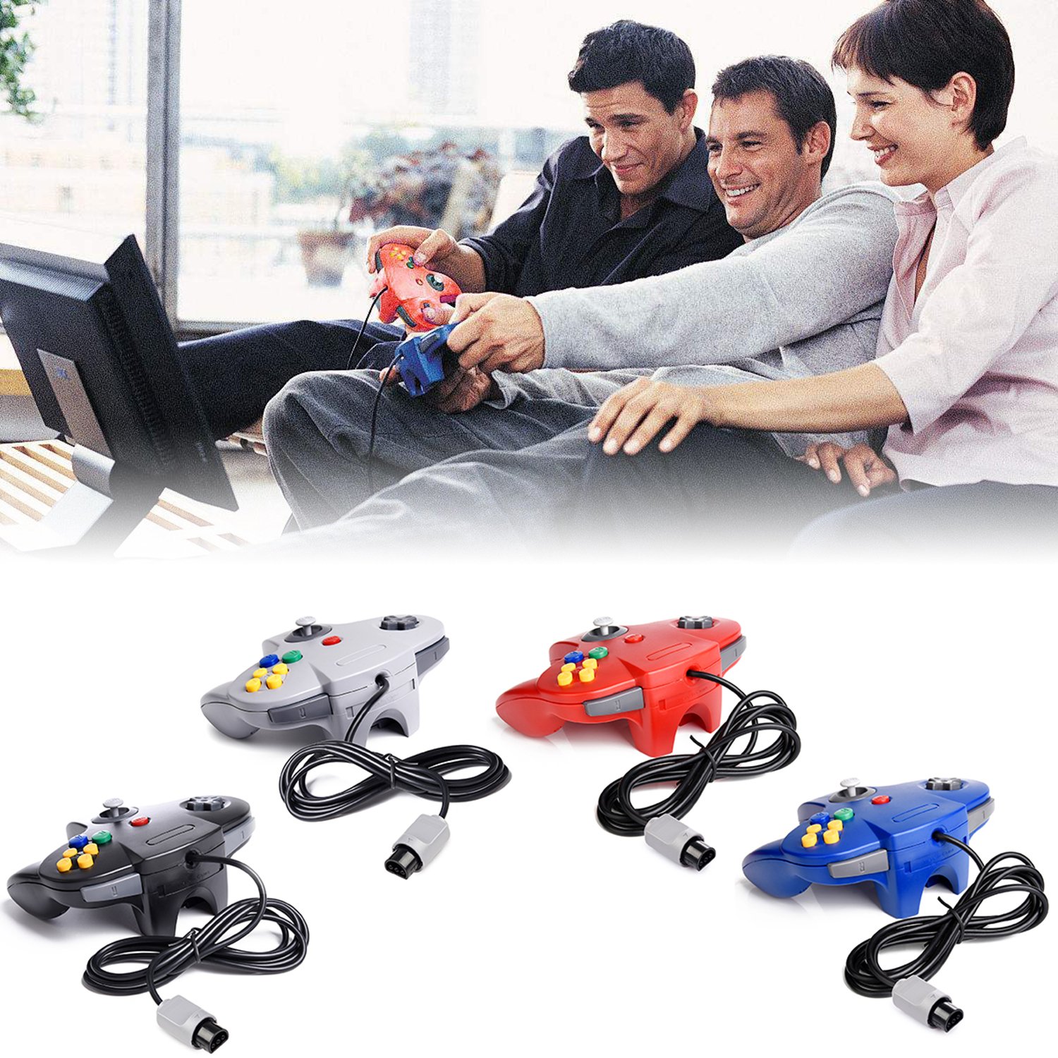 Thumbnail 6 de miadore N64 Controller Kabelgebunden 1,8 m