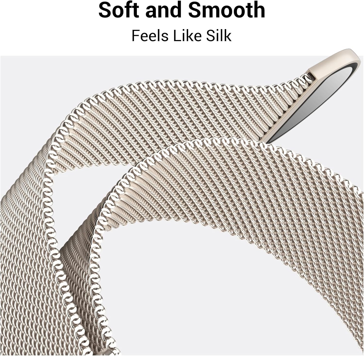 Detalle 2 de WANLISS Original Metal Milanese Loop 38mm