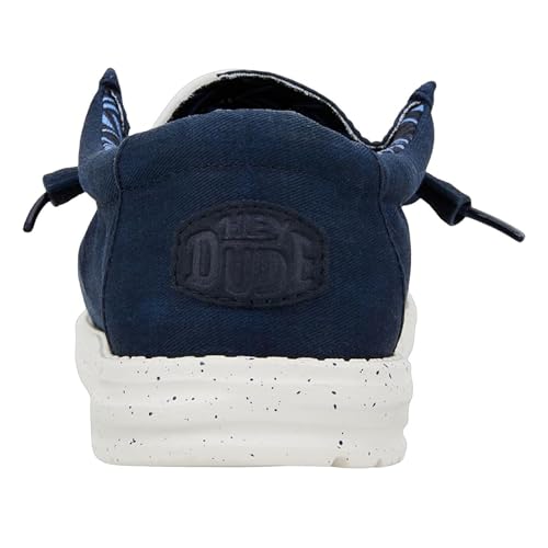 Thumbnail 4 de HEYDUDE Wally Canvas Uomo Slip-On Navy 43: mocassino versatile e comodo