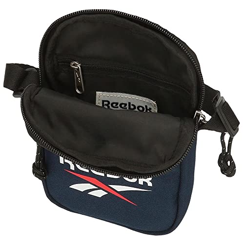 Detalle de Reebok Boston Bandolera Pequeña Azul 12×17×2,5 cm