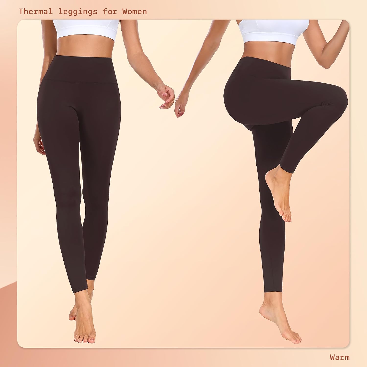 Detalle 2 de Bennies Leggings Termici Donna Palestra