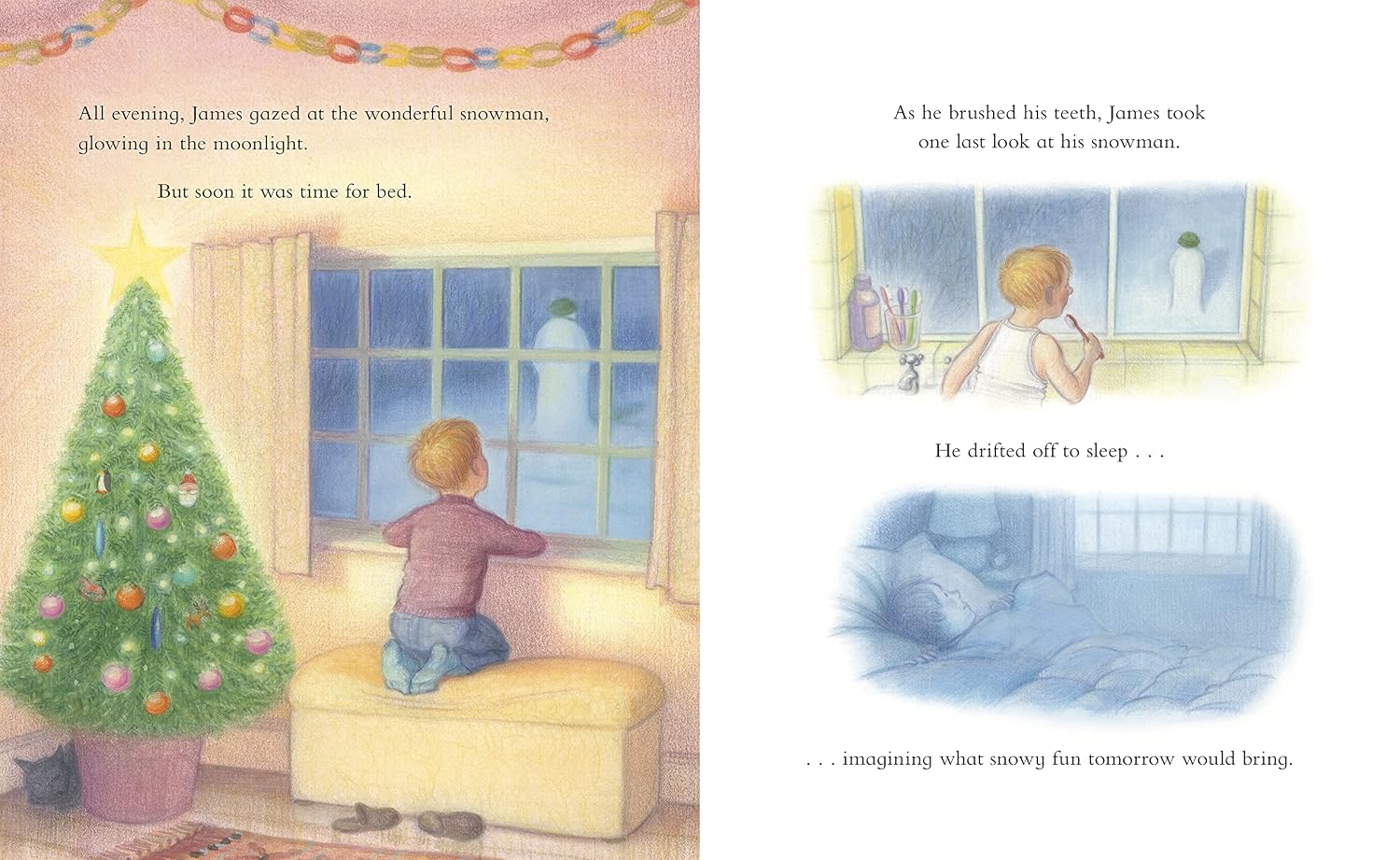 Detalle 1 de The Snowman: The Book of the Classic Film: The Beautifully Worded Christmas Story – boek, 32 pagina’s