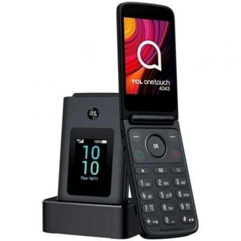 Detalle de TCL One Touch 4043D 4G Dual SIM: móvil sencillo con teclado grande y SOS
