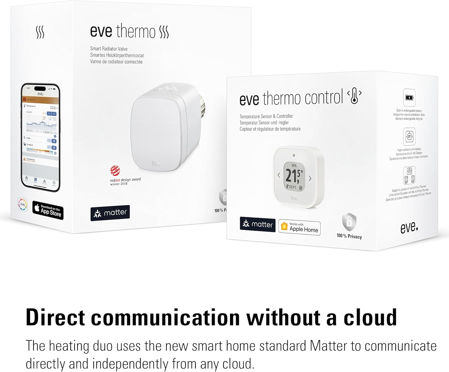 Thumbnail 4 de Eve Thermo Comfort Set Matter di EVE