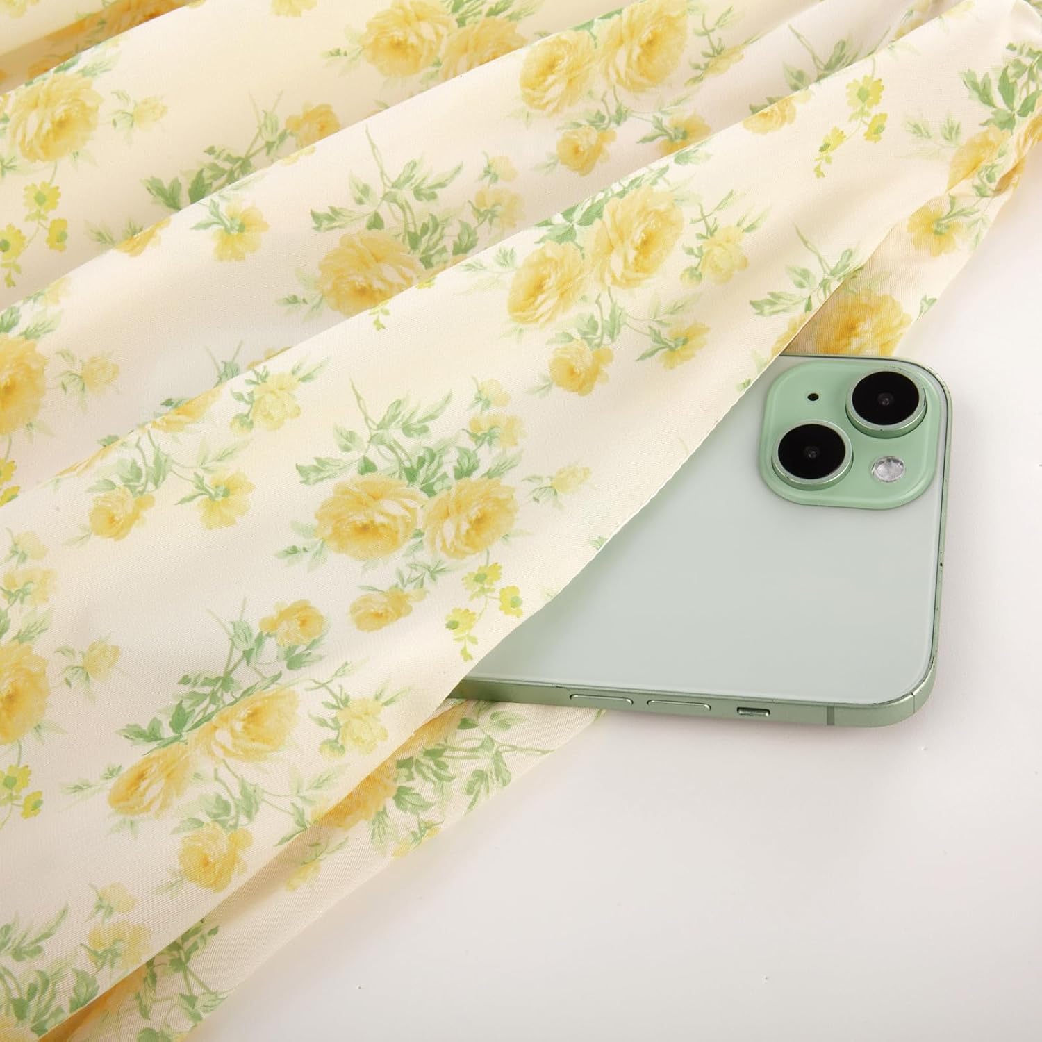 Detalle de SCARLET DARKNESS Robe d’été décontractée à bretelles spaghetti, motif floral, style plage