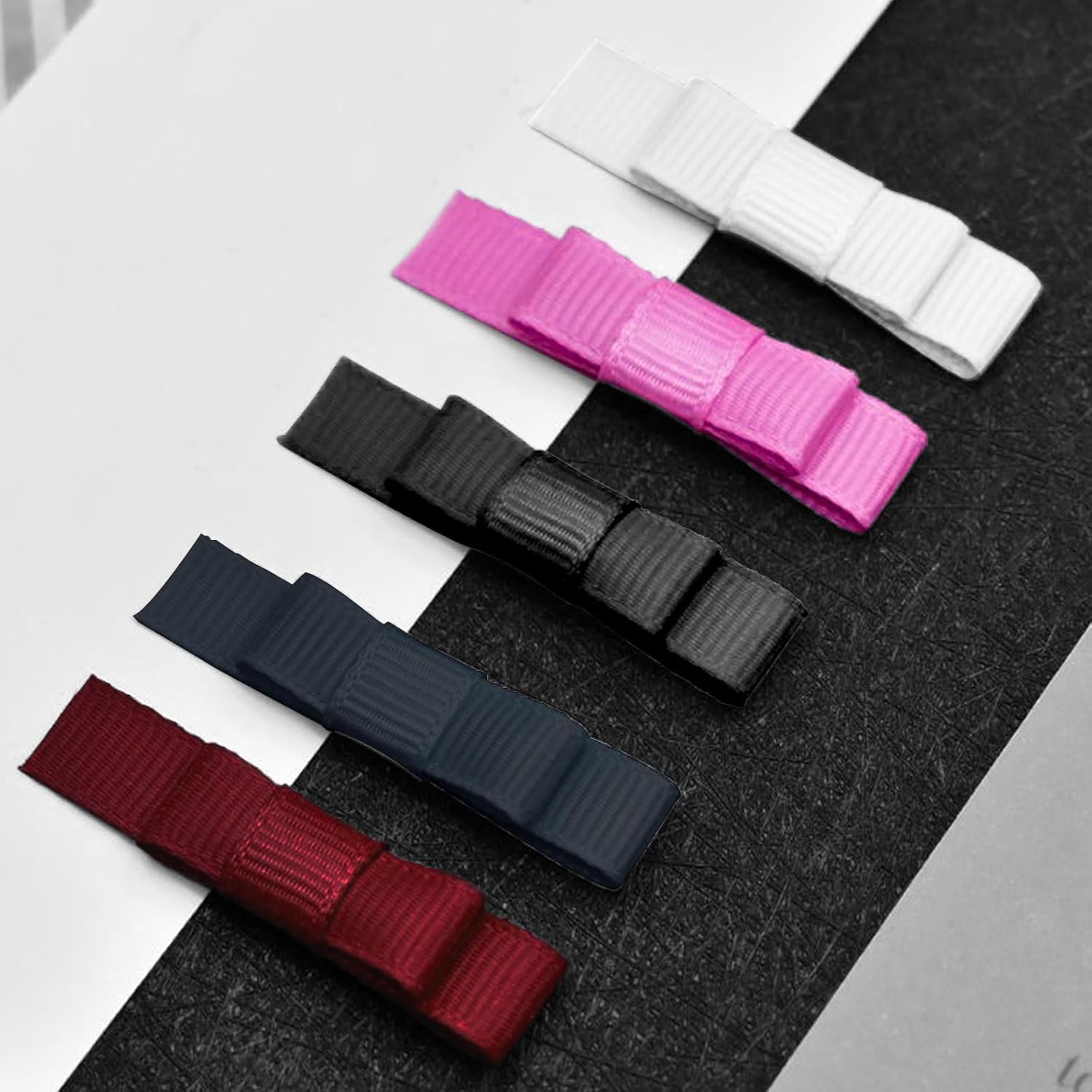 Detalle de JaoZuyard ネイビーブルーのグログランリボン 3/8インチ幅・50ヤード