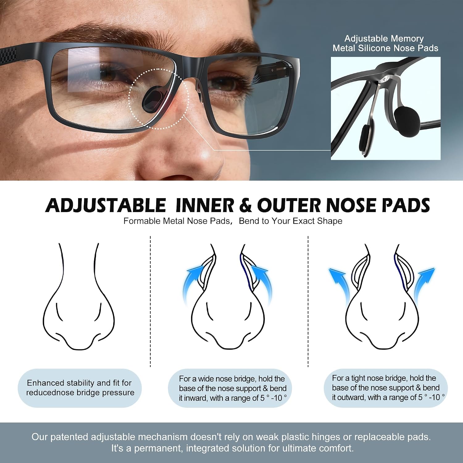 Thumbnail 6 de ANYLUV Blue Light Blocking Glasses lightweight Al-Mg frame 👓