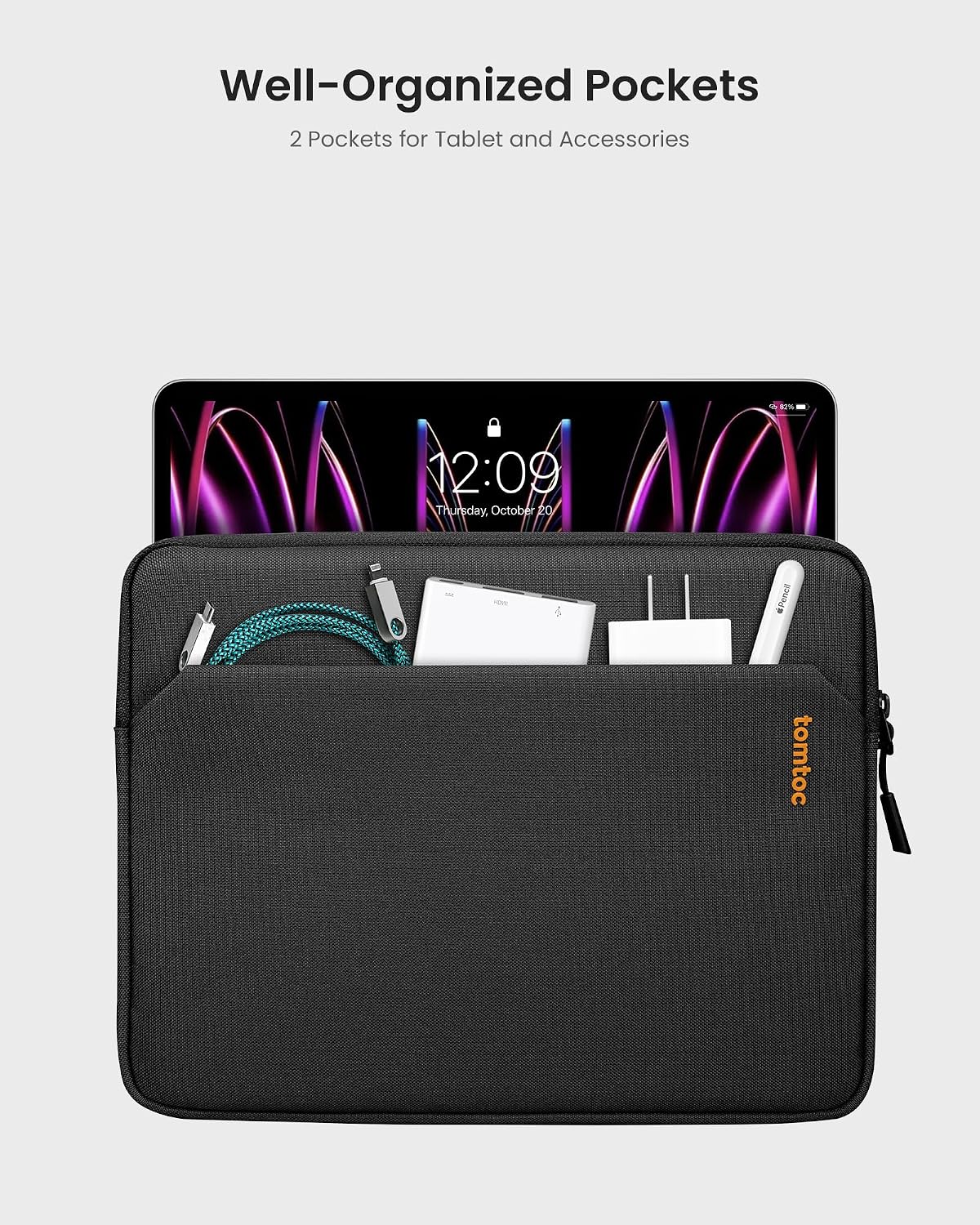 Thumbnail 1 de tomtoc Slim Tablet Sleeve for 13-inch iPad Pro