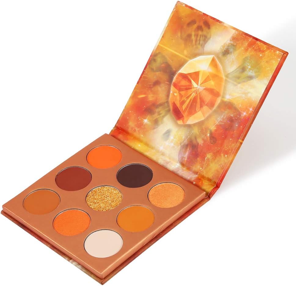 Detalle 2 de Docolor Palette 9 Colori ombretti arancio 🎨