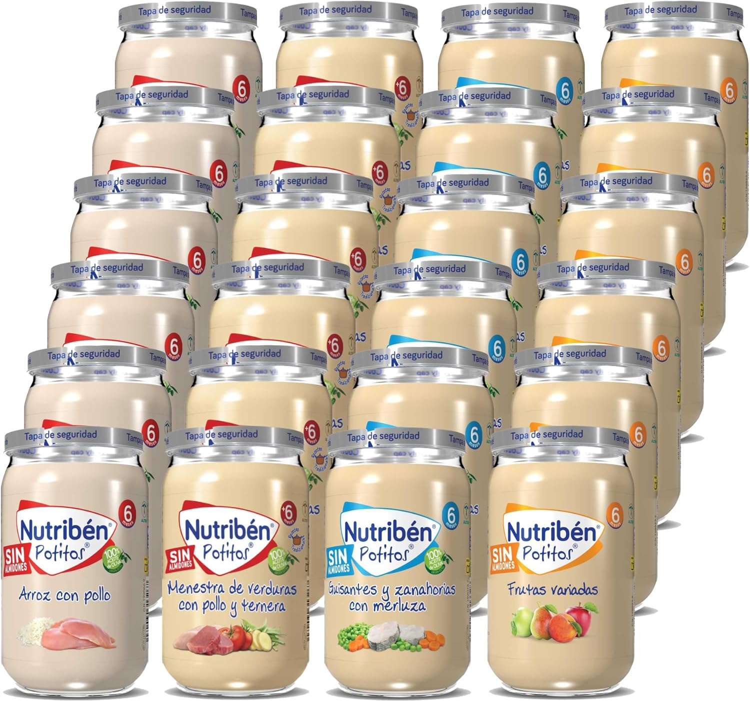 Thumbnail 6 de Nutribén Pack de Potitos Variados para Bebés 🍲 - 24 x 235g