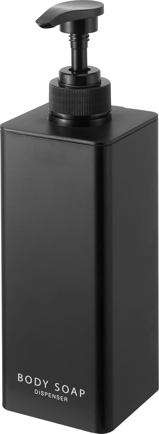Detalle de 山崎実業 tower 1543 ボディソープディスペンサー 500mL・1プッシュ3.6cc・ブラック