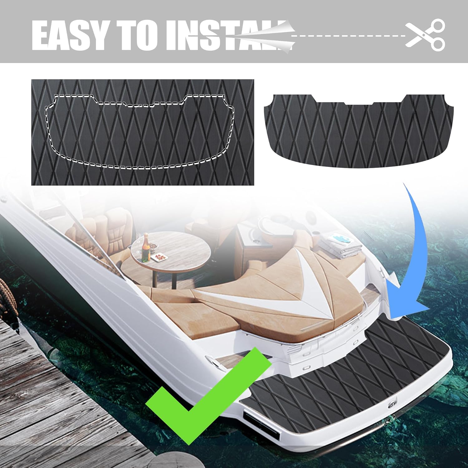 Detalle 2 de Fullfire Boat Flooring: EVA Foam Boat Decking for Marine floors and more