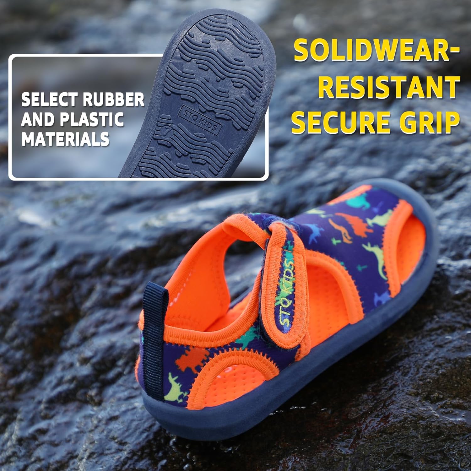 Thumbnail 4 de STQ Boys Girls Water Shoes Quick-Dry Slip-On (Toddler/Little Kid) for Beach, Pool, and Water Play