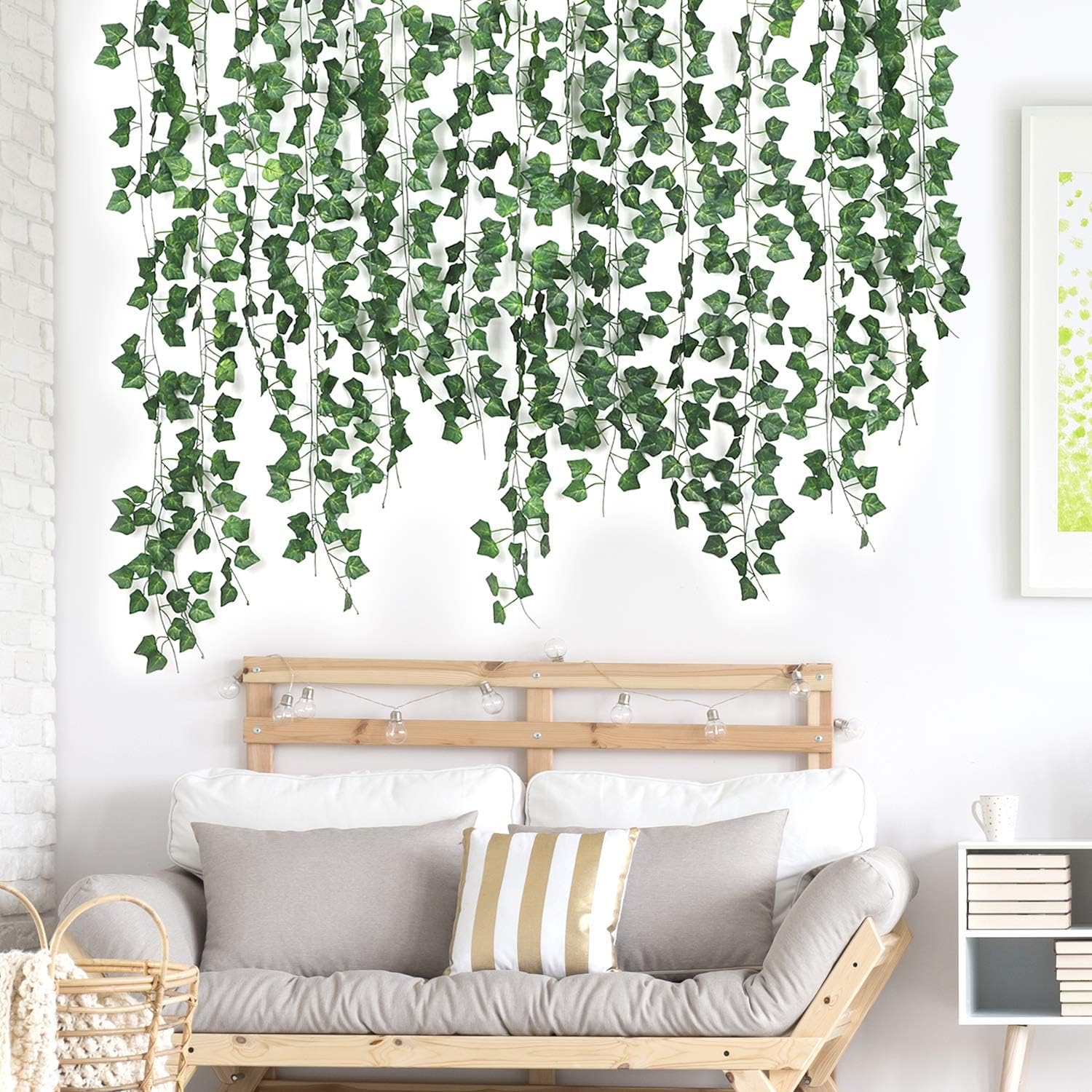 Thumbnail 4 de AIOR 12 Pcs Lierre Artificielle 200 cm