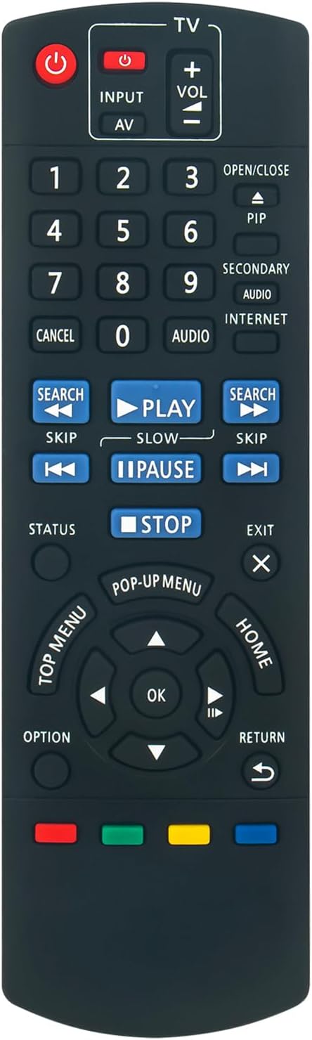 Detalle de Replacement Panasonic Blu-ray remote controls (N2QAYB000956 / N2QAYB000957)