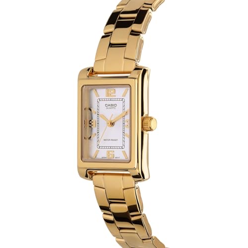 Detalle 2 de Casio LTP-1234PG-7AEG: Reloj de pulsera para mujeres, caja rectangular en oro