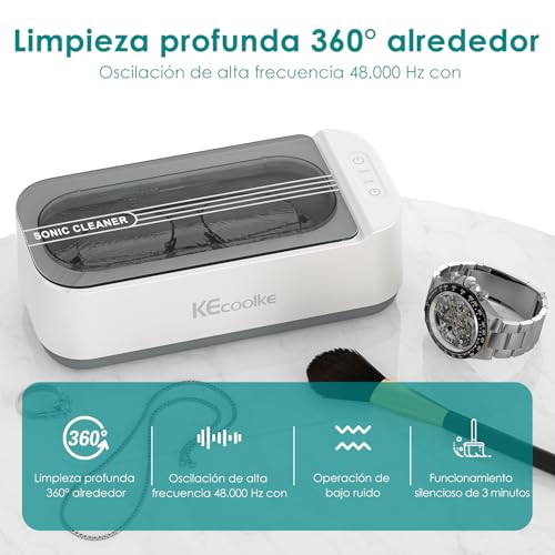 Detalle 2 de KECOOLKE Limpiador ultrasónico 400 ml