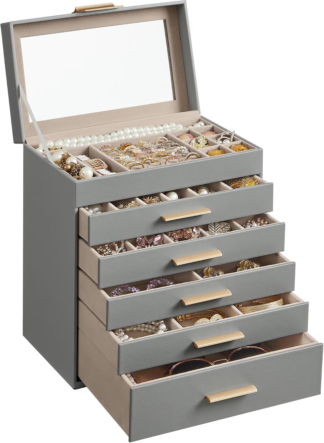 Detalle de SONGMICS GISELLA jewellery box 29 cm