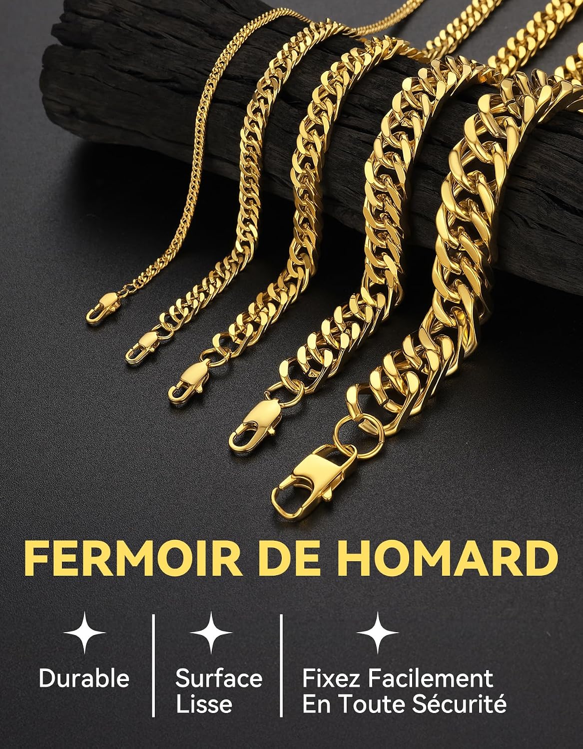 Thumbnail 2 de ChainsHouse Chaine Collier 46 cm 10 mm