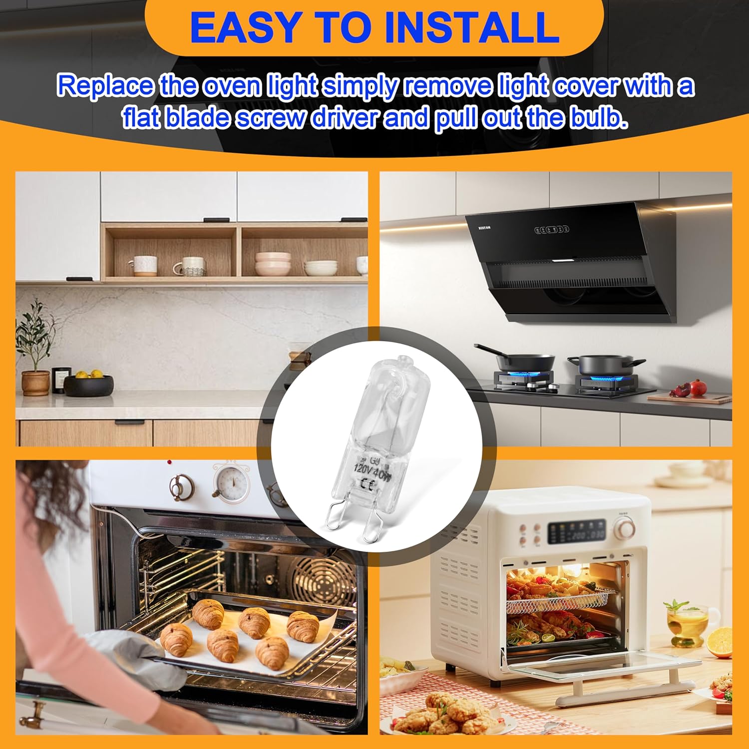 Detalle 2 de G9 Range and Oven Bulb 40W