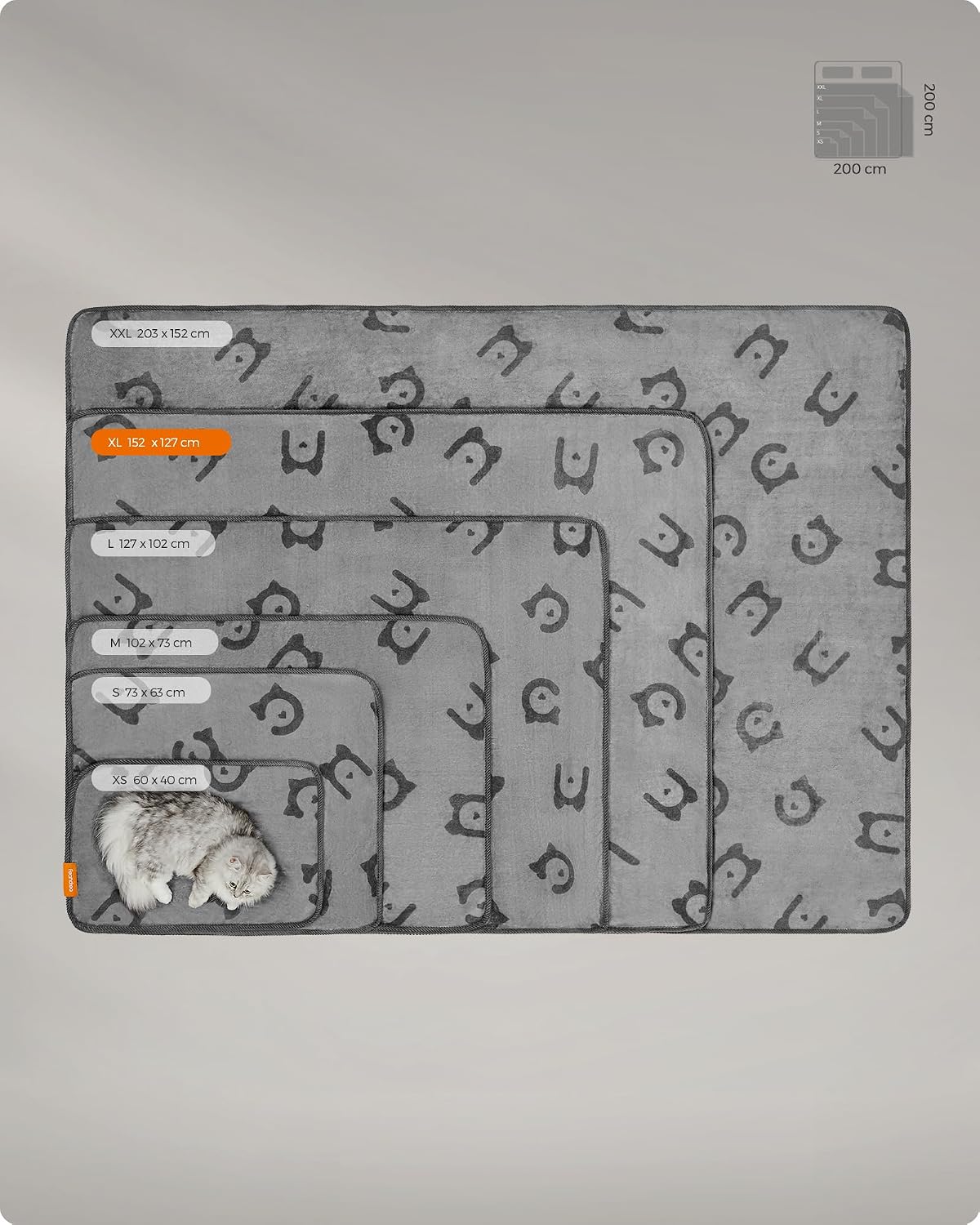 Thumbnail 4 de Feandrea Hundedecke 152 x 127 cm 3er Set