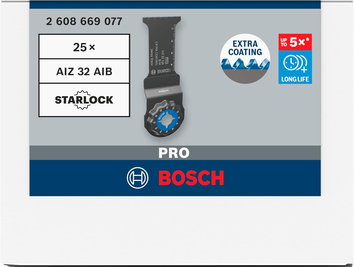 Thumbnail 1 de Bosch 1x Lame PRO AIZ 32 AIB – pour métaux non ferreux (32 x 50 mm) et transfert Starlock