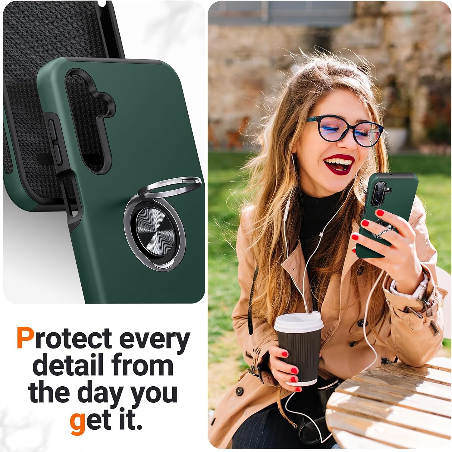 Thumbnail 6 de AOUIA Samsung Galaxy A26 case with 360° stand