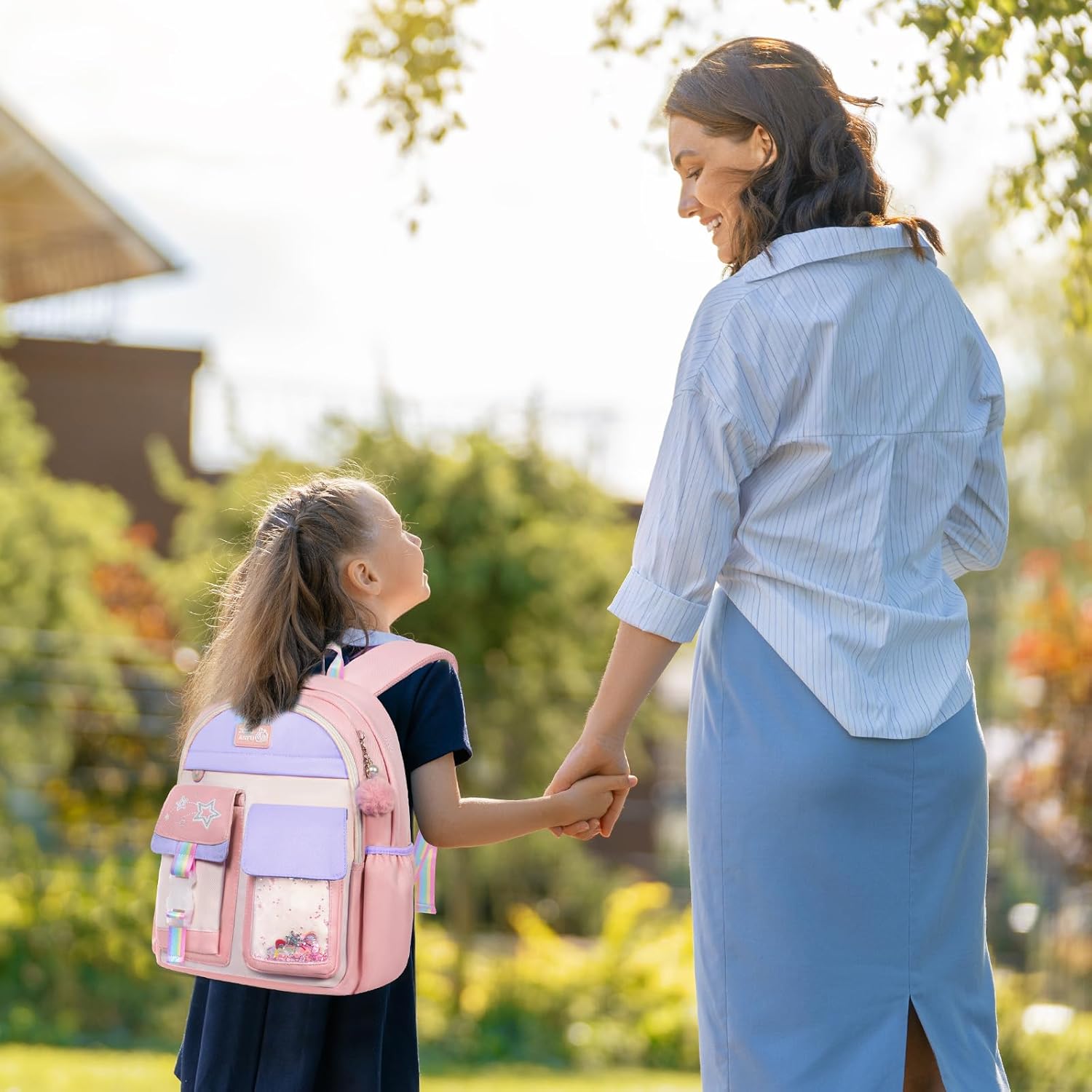 Thumbnail 6 de Aucuu Sac à Dos Enfant - Cartable Maternelle et Primaire, 19 L, Imperméable, pour Fille