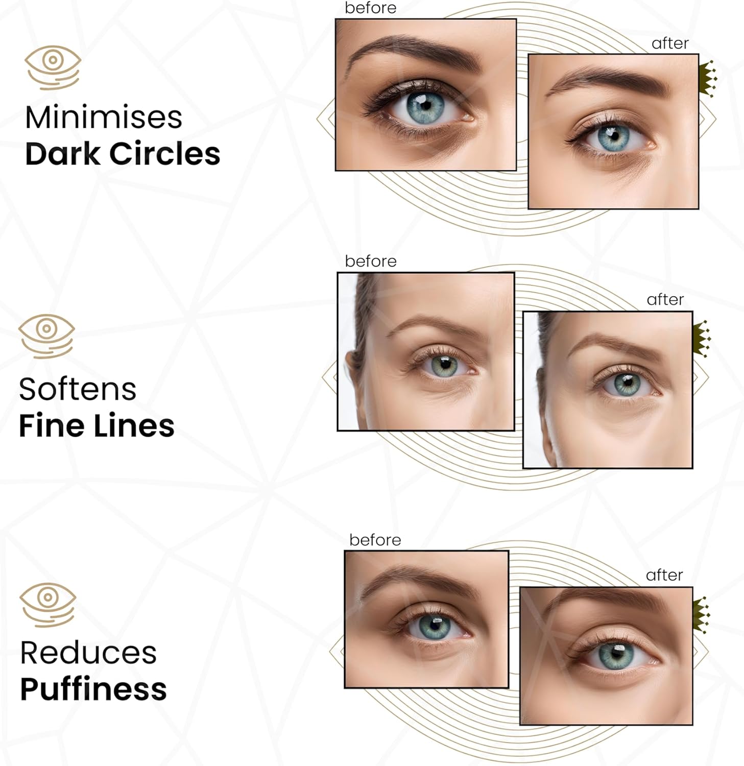 Thumbnail 2 de Revitale maschera per contorno occhi al collagene oro con acido ialuronico (confezione da 30)