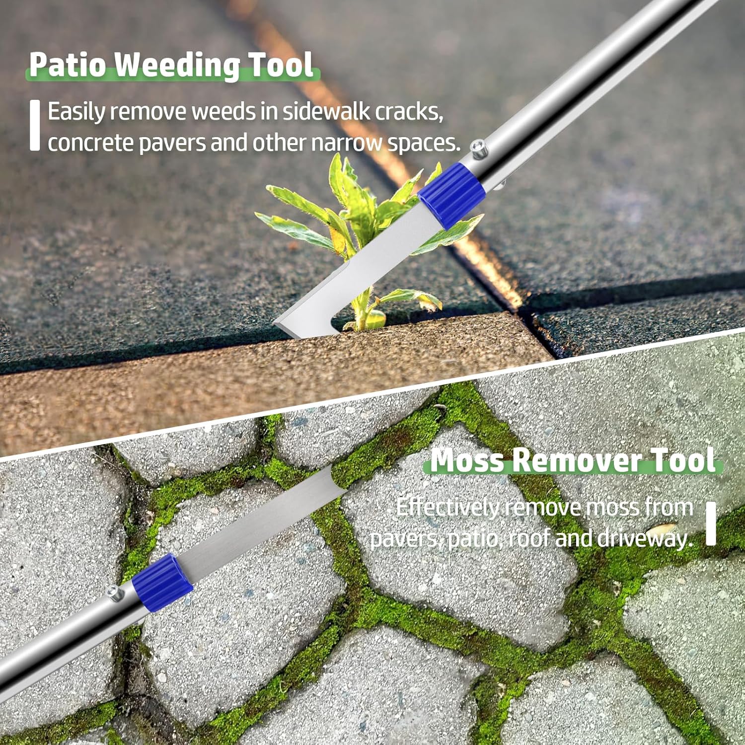 Detalle 2 de Patio Weed Remover Tool 60" long handle