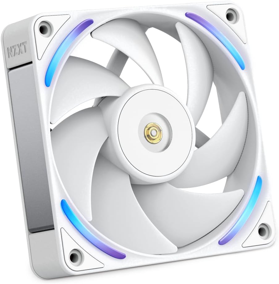 Detalle de NZXT F120X Performance-Lüfter – 120 mm PWM RGB, LCP-Rahmen, Magnetisches Fluid-Dynamic-Lager, 30 mm Dicke