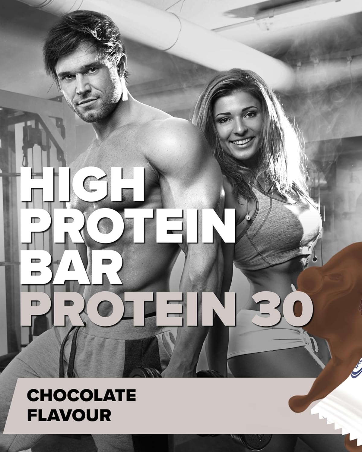Thumbnail 1 de IronMaxx Protein 30 Eiweißriegel – Schokolade, 24x35g: High Protein Bar mit 30% Protein, Low Carb & zuckerreduziert