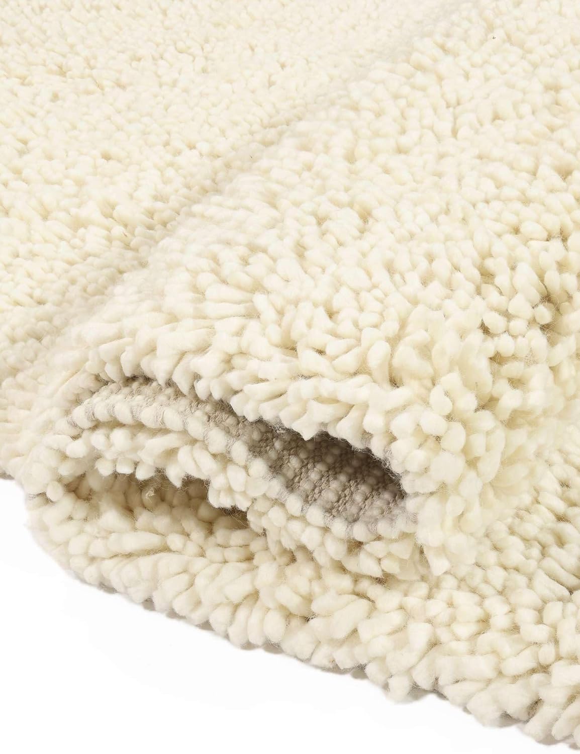 Thumbnail 5 de RugVista Serenity Rug, 140 x 200 cm, Off White, Wool and Cotton