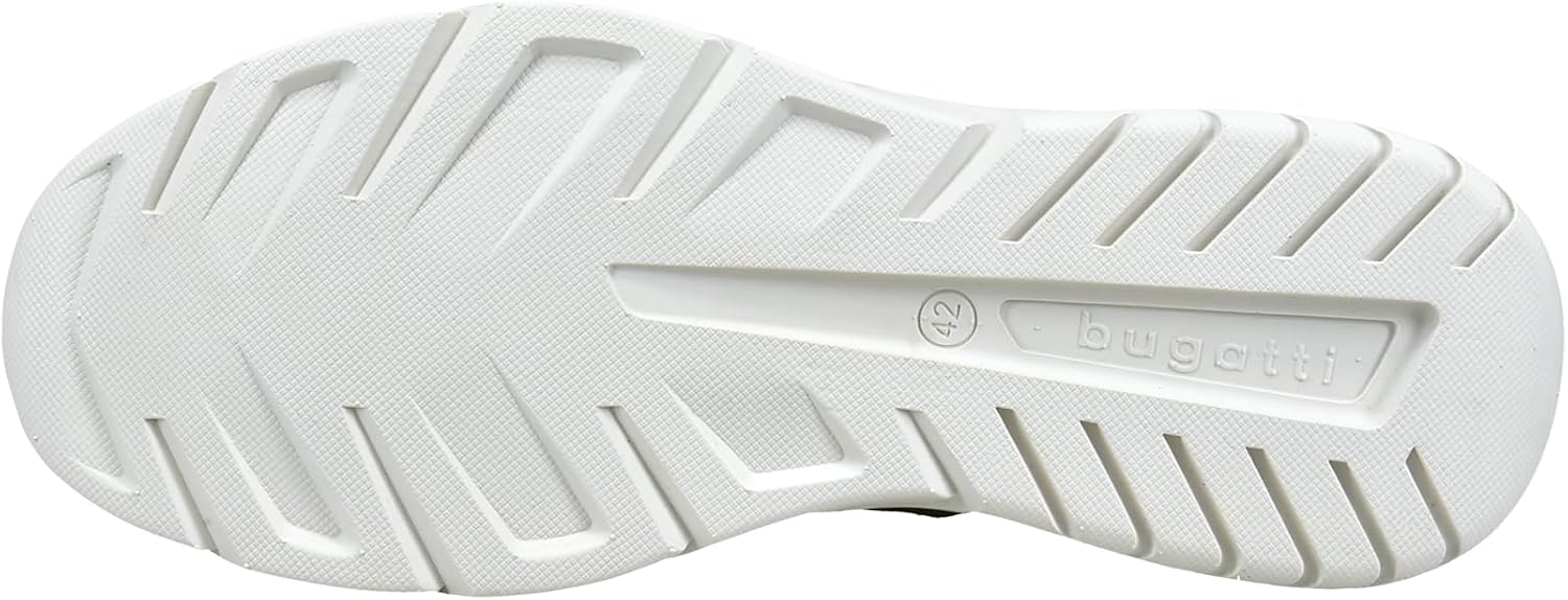 Detalle de Bugatti Herren sportliche Schnürer – Sneaker/Derby-Schuhe mit Textil-Obermaterial