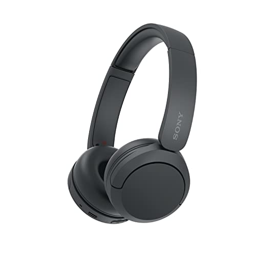 Detalle de Sony WH-CH520 Kabellose Bluetooth-On-Ear-Kopfhörer Schwarz – lange Akkulaufzeit, einfach bedienbar