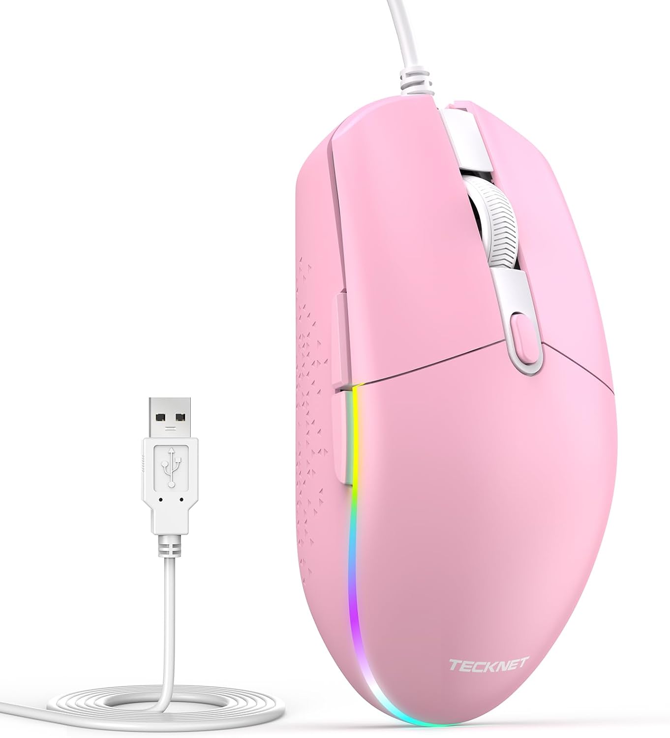 Detalle de TECKNET Wired Mouse, 8000 DPI