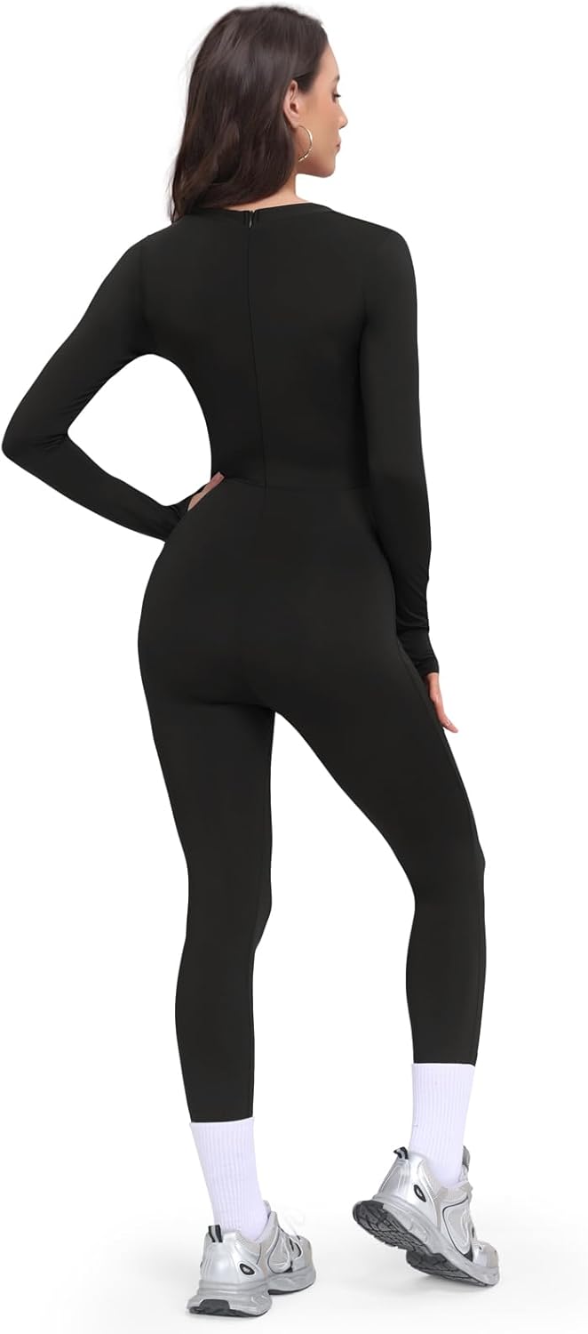 Thumbnail 5 de VUTRU Damen Sport-Jumpsuit langärmlig für Yoga – nahtloser Bodysuit/One-Piece