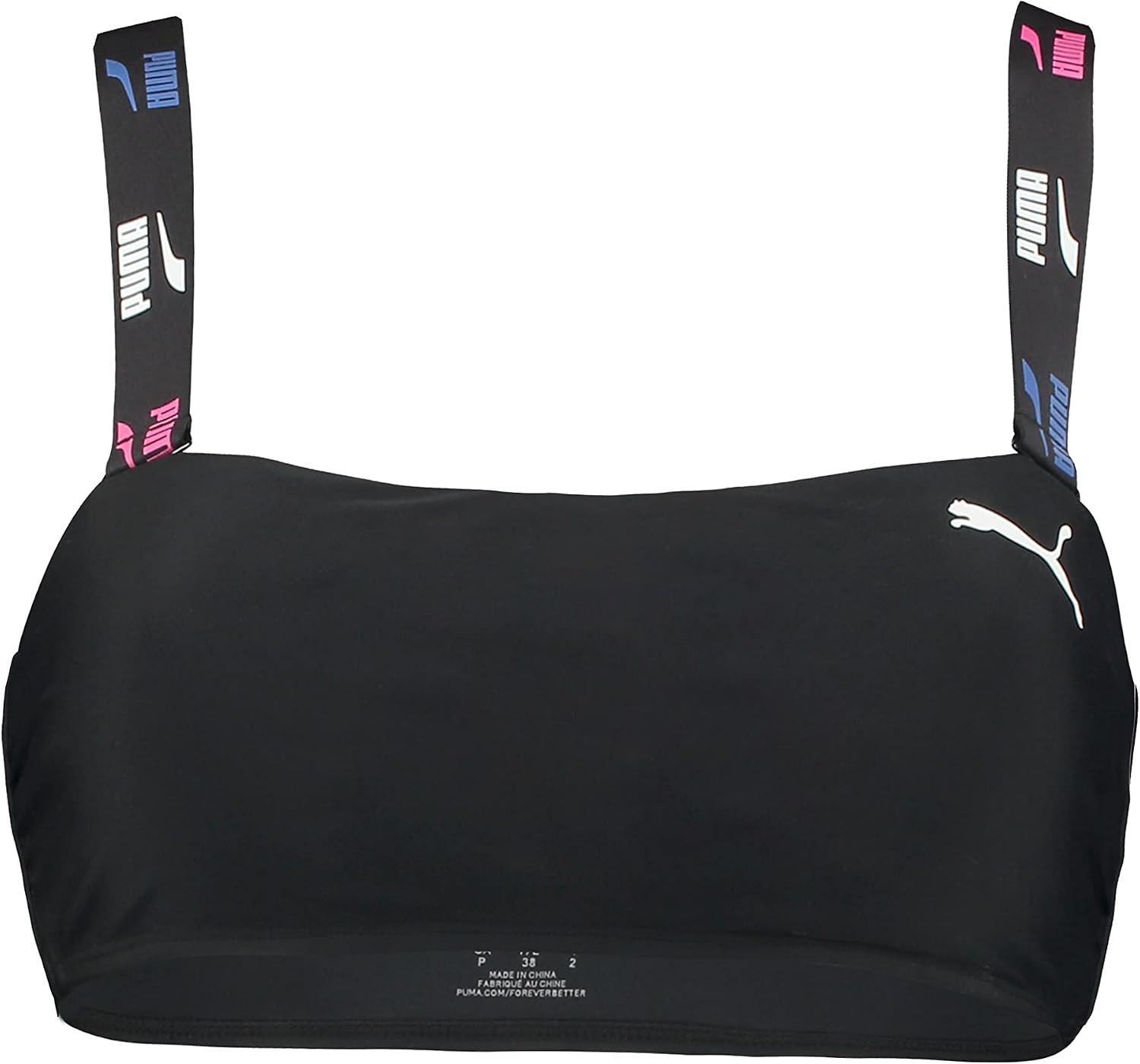 Detalle 2 de Puma Bandeau T Bikini Top Donna (Pacco da 1): stile elastico e sostenibilità