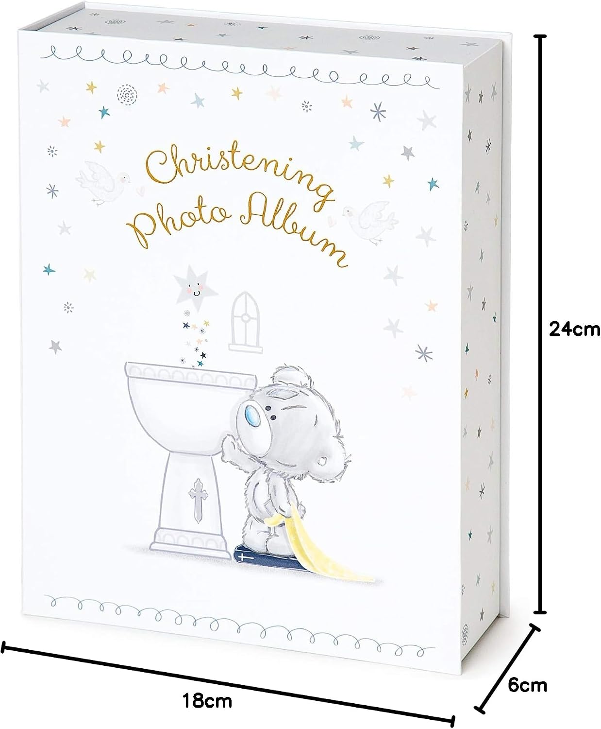 Thumbnail 4 de Me to You Tiny Tatty Teddy Baby Christening Photo Album Gift Boxed - Holds 160 Photos - 6 x 4