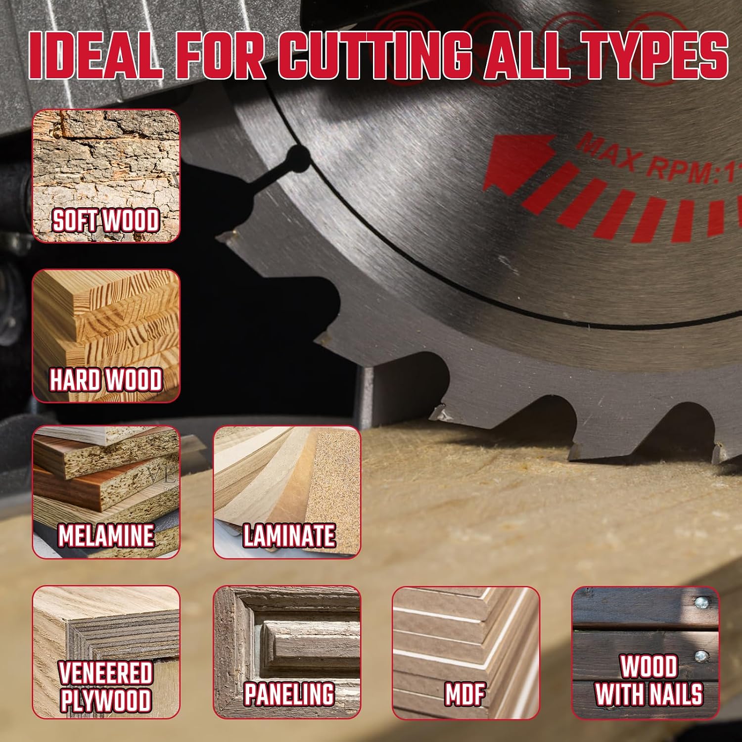Detalle 2 de Revvstark Circular Saw Blade 6-1/2-Inch