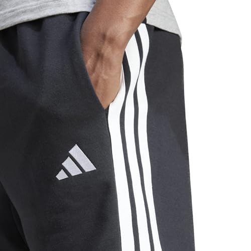Thumbnail 5 de adidas Uomo Essential Three Stripes French Terry Short en negro/blanco (talla M)