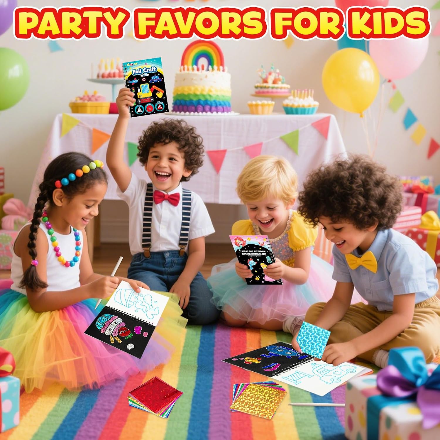 Thumbnail 3 de FUNNYB&G Foil Art Party Favors 24-pack
