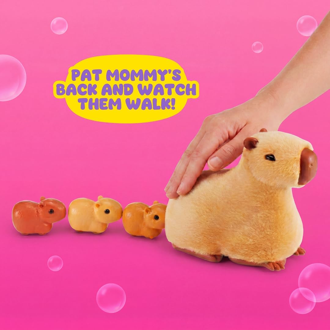 Thumbnail 6 de Pets Alive Mommy & Baby Surprise Series 1 9574 Capybara Toy, 25 cm