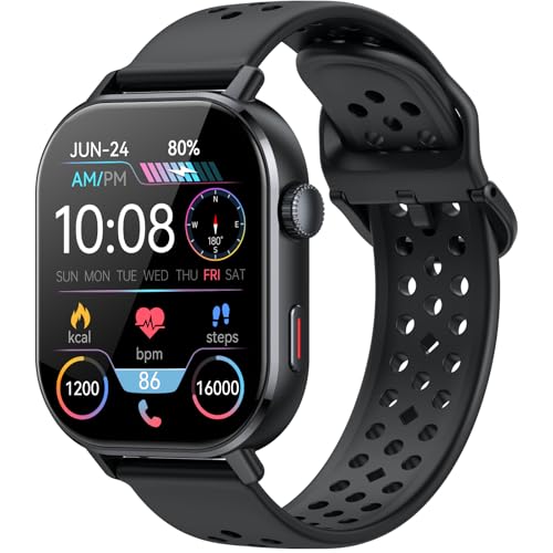 Detalle de uaue Montre Connectée Homme GPS 2,06AMOLED – 178+ sports, 5ATM Étanche, Bluetooth
