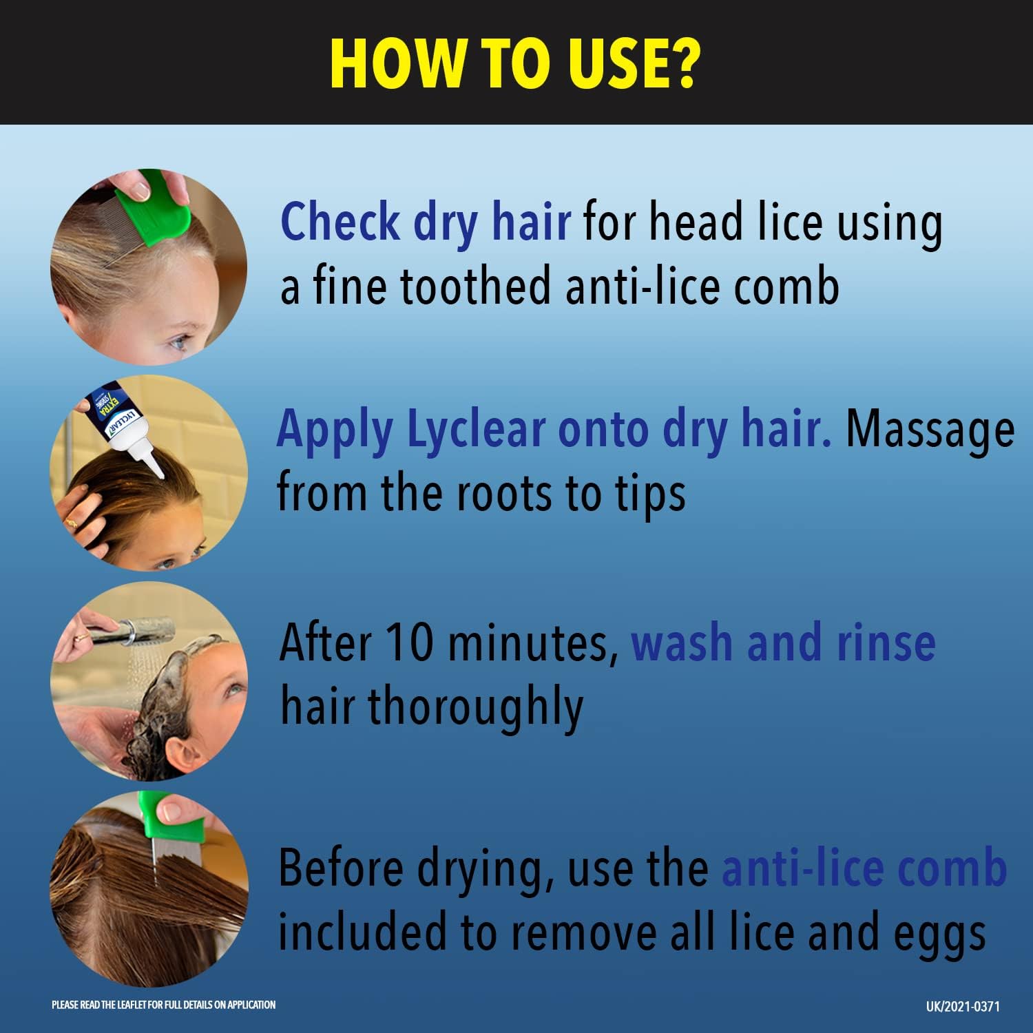 Thumbnail 2 de Lyclear Express Treat & Protect Shampoo – 200ml, kills head lice & eggs in 5 minutes