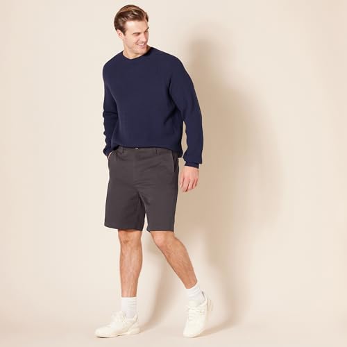 Thumbnail 6 de Amazon Essentials Men's Classic Fit 9" Chino Shorts with Pockets, Charcoal (40W)
