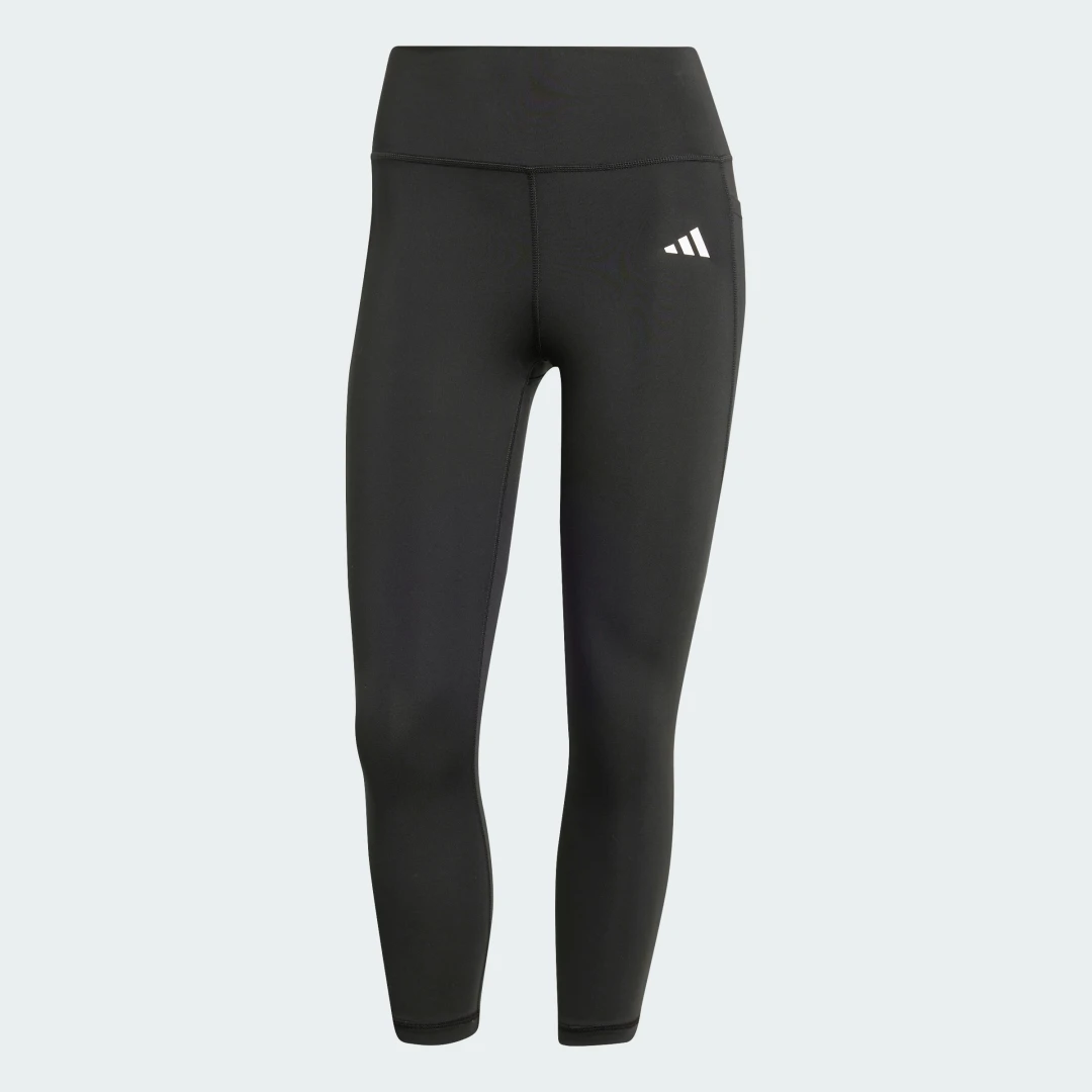Detalle de Mallas 3/4 Optime Essentials Stash de Adidas – Negro
