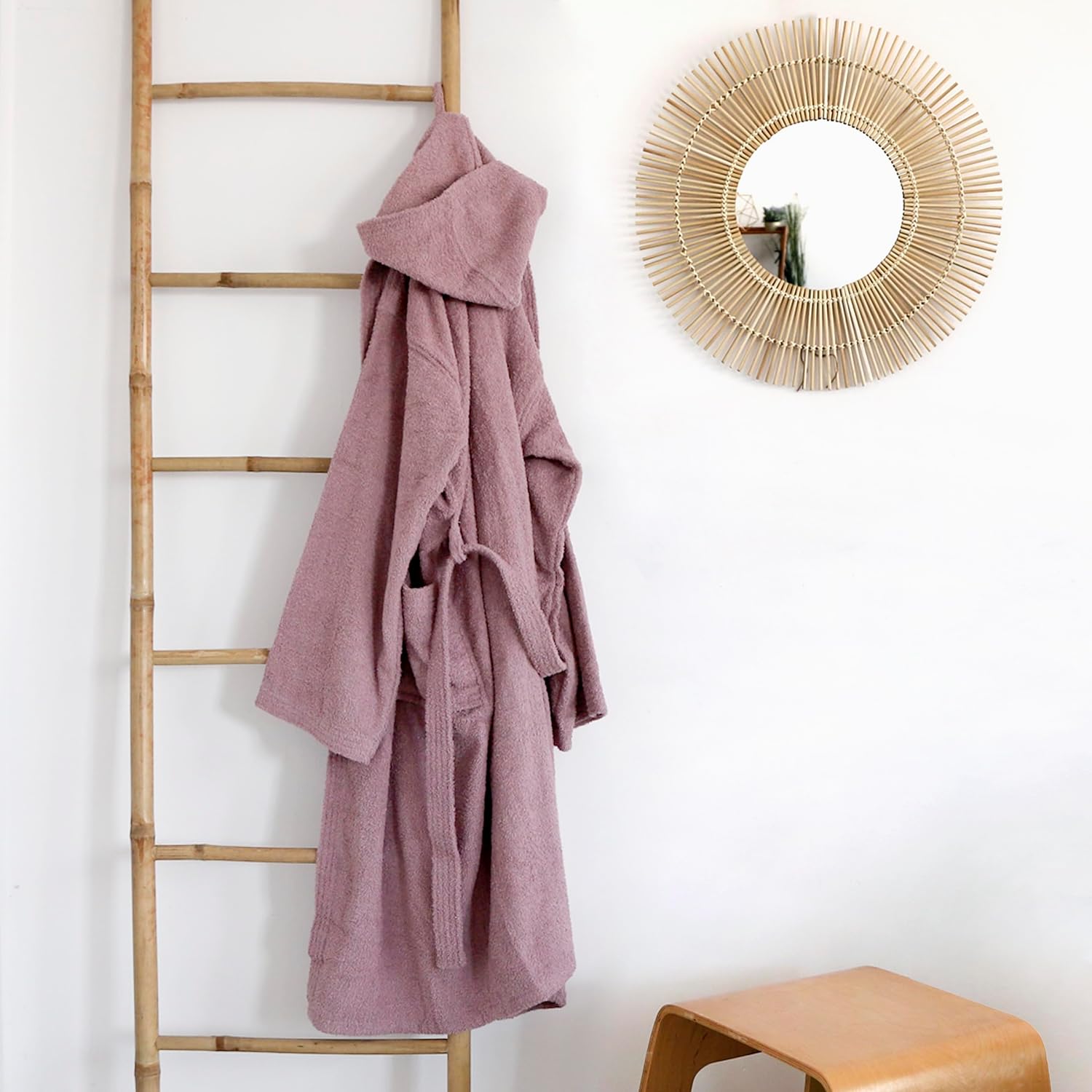 Detalle de LEBENGOOD Peignoir 400 g/m² coton éponge